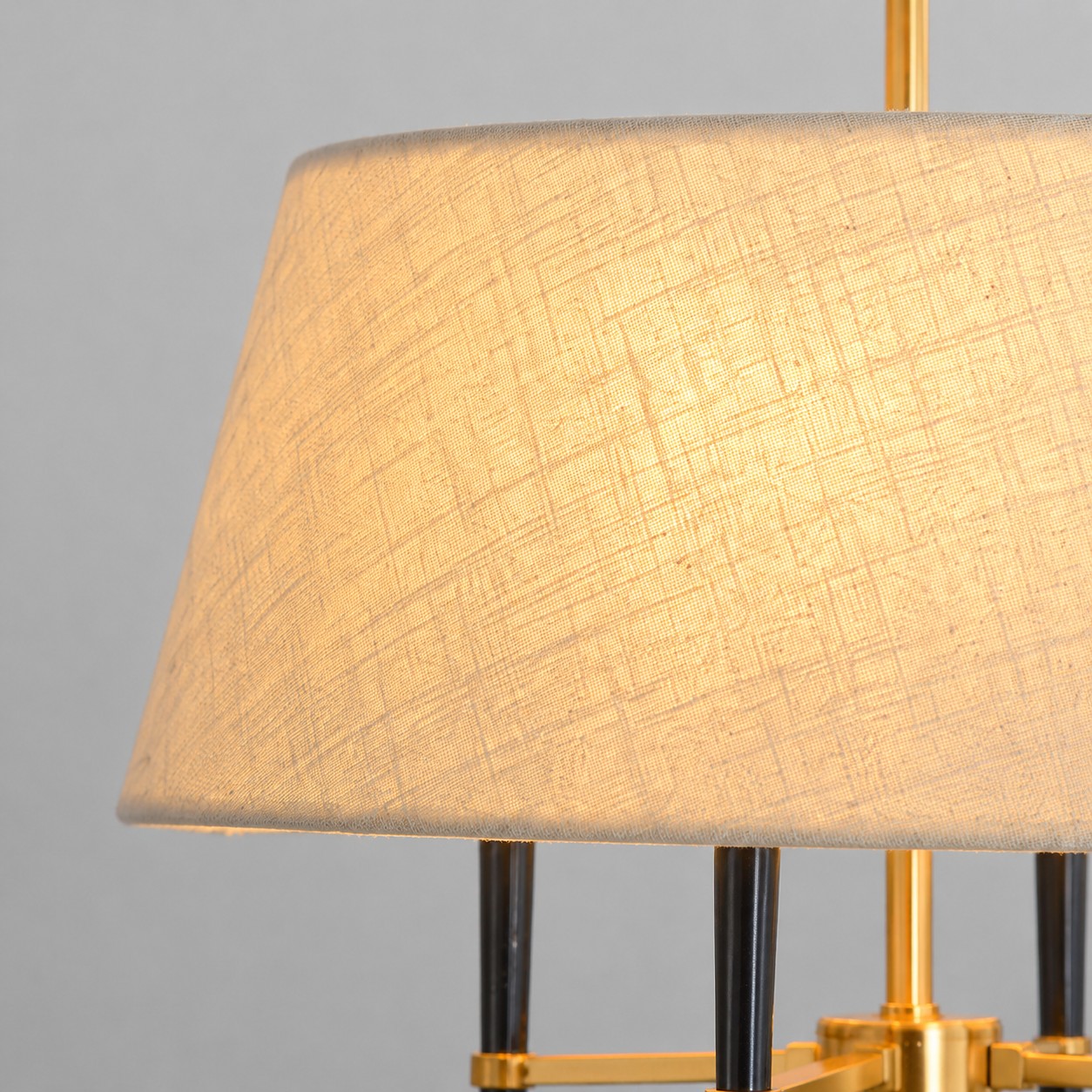 Cortina de tela texturizada