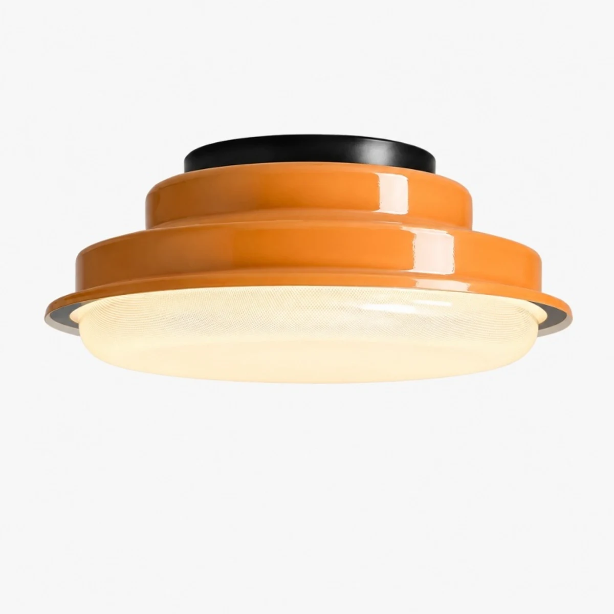 Lámpara de techo color ámbar amarillo de 45 cm (17,7 pulgadas) Imagen del producto